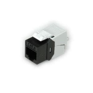 ROLINE 26110375 Cat.6 Keystone, uskærmet, værktøjsfri, SLIM-modul sort
