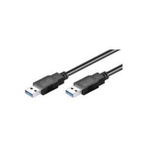 MicroConnect - USB-kaapeli - USB Type A (M) - USB Type A (M) - USB 3.0 - 1 m - Musta