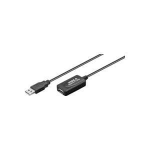 Wentronic Goobay - USB-förlängningskabel - USB typ A, 4-stift (M) - USB typ A, 4-stift (W) - 10,0 m (USB/USB2.0) - aktiv kabel (signalregenerering) (9