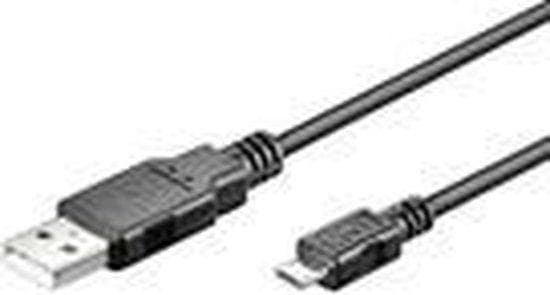 MicroConnect - USB-kabel - USB (M) til micro USB type B (M) - 5 m - til BlackBerry Curve 8520, Curve 3G, HTC Desire HD, Desire Z, Sony XPERIA X10, X2