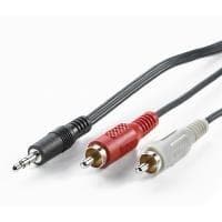 VÆRDI 3,5 mm (ST)-til-RCA (2x ST) kabel 5 m (11.99.4345)