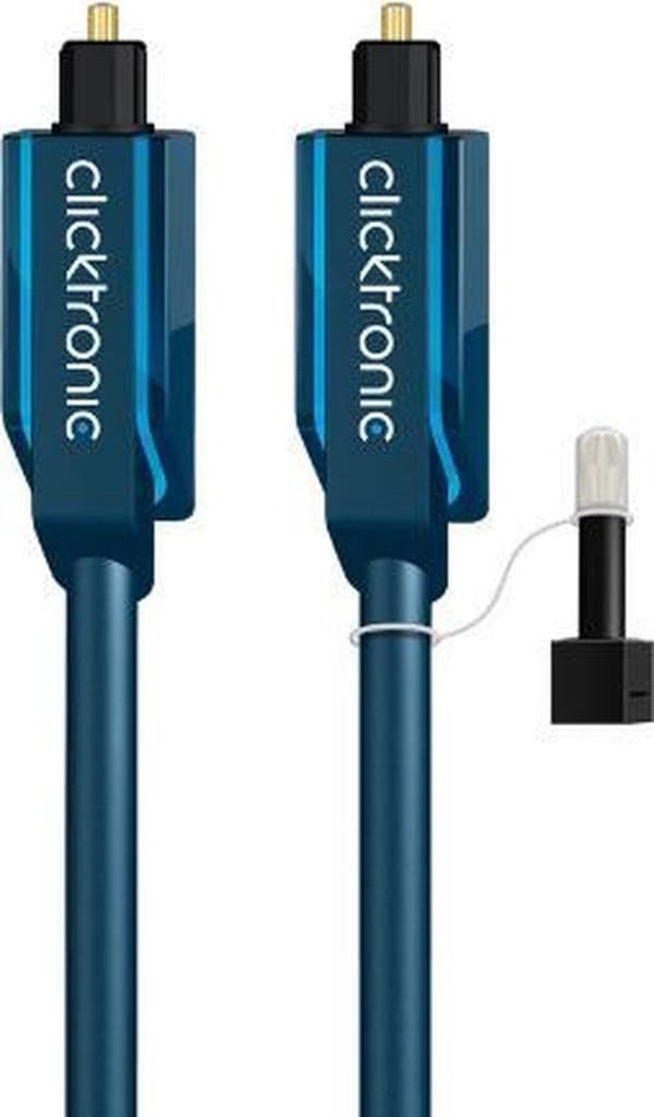 ClickTronic 0,5 m Toslink Opto-Set 0,5 m TOSLINK TOSLINK Svart, blå ljudkabel