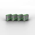 Miniatyrbild 2 av 4: Lindy USB Port Blocker - USB Port Blocker - Grön (paket med 10) (40461)
