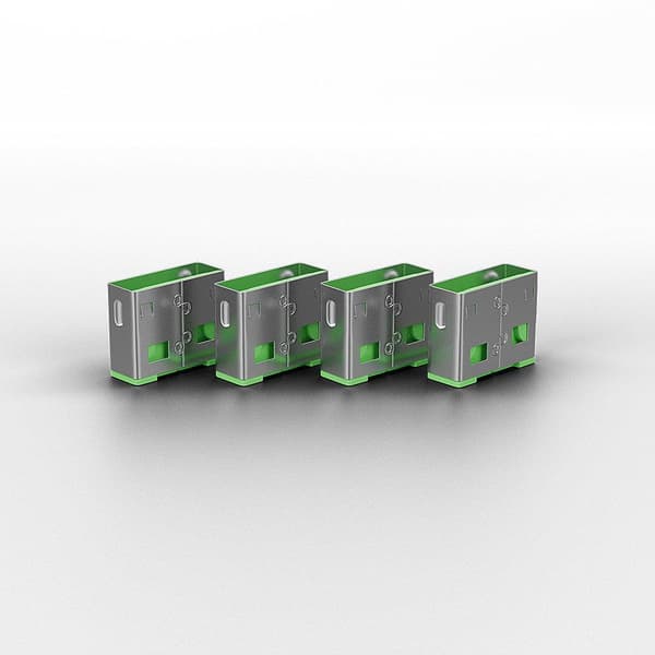 Lindy USB Port Blocker - USB Port Blocker - Grön (paket med 10) (40461)