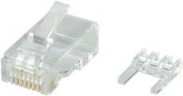 ROLINE modulær kat. 6 RJ45 stik til UTP solid kabel 10 stk.