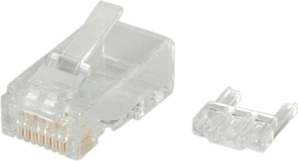 ROLINE modulaarinen Cat. 6 RJ45-liitin kiinteälle UTP-kaapelille 10 kpl.