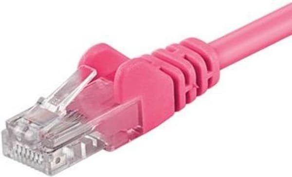 DSIT CAT5E Nätverkskabel - RJ45 - rosa - 10 m