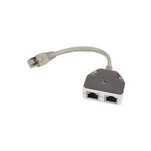 MicroConnect Y-ADAPTER - Nätverksdelare - RJ-45 (M) till RJ-45 (W) - Dubbel isolering