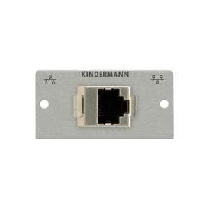 Kindermann Gender Changer (1:1) - Modulær frontplade Snap-In - RJ-45