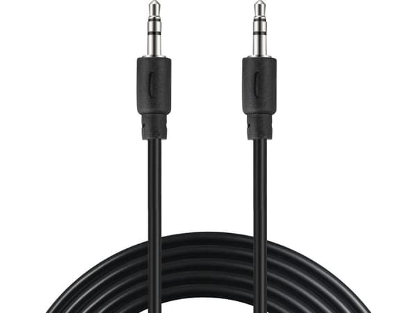 Sandberg - Lydkabel - Stereo Mini Jack (M) til Stereo Mini Jack (M) - 2 m - Sort