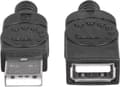 Miniatyrbild 3 av 6: Manhattan USB 2.0 A hane till USB 2.0 A hona - 1,8 m