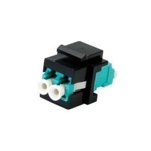 ROLINE Keystone fiberoptisk adapter LC/LC duplex, multimode, OM3 (21.17.0001)