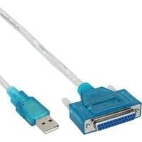InLine® USB til 25pol. Parallel printeradapterkabel (33397I)