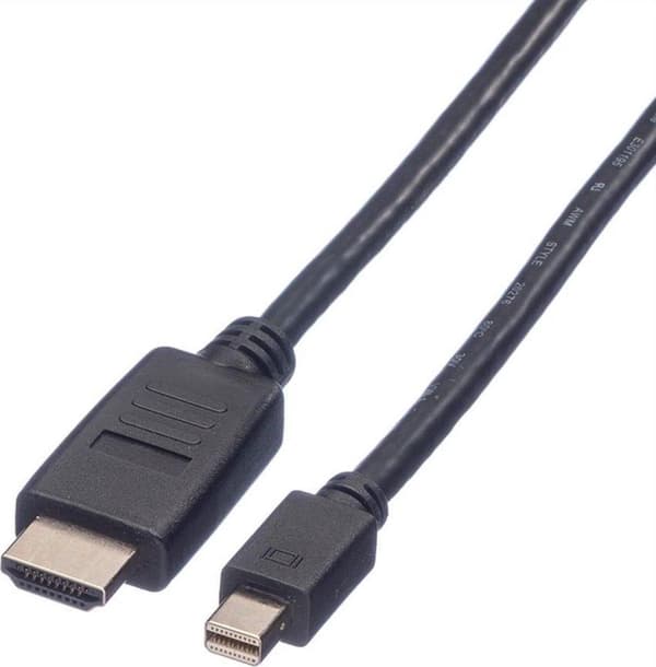Værdi Mini DisplayPort til HDMI-kabel - UL-certificeret - 1 meter