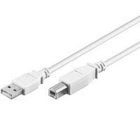 Wentronic goobay - USB-kaapeli - USB tyyppi B (S) USB (S) - USB 2.0 - 1 m - valkoinen (96186)