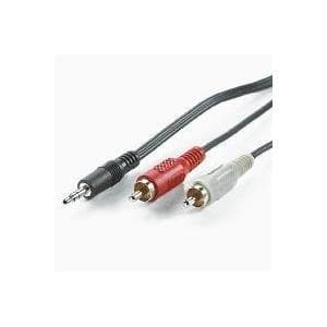 ROLINE 3,5 mm (ST)-til-RCA (2x ST) kabel 10m (11.09.4349)