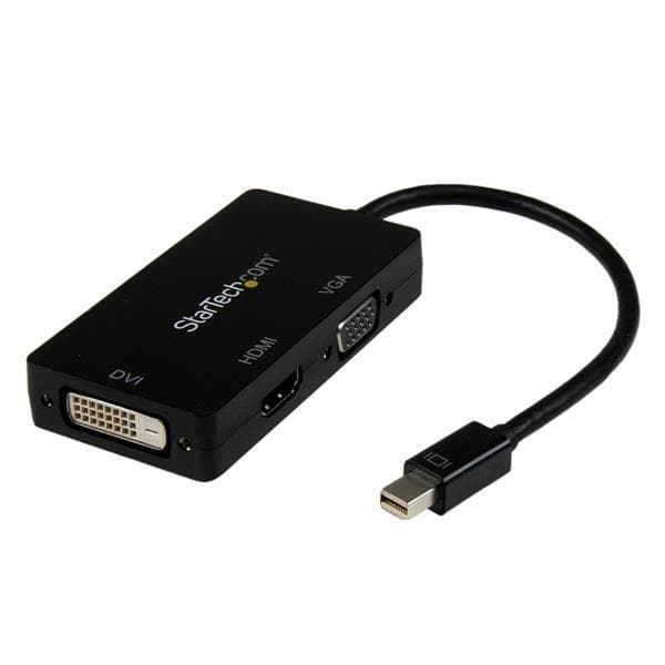 Startech Mini Displayport VGA DVI- tai HDMI-sovitinkaapeli musta