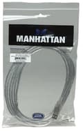 Pikkukuva 4 / 4: Manhattan 340458 Hi-Speed USB 2.0 -liitäntäkaapeli (tyypin A liitin tyypin B liittimeen) 3 m kirkas/hopea