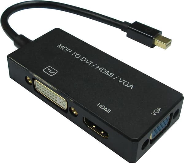 VALUE - Video Converter - Mini DisplayPort - DVI, HDMI, VGA - Sort