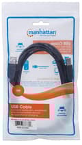 Pikkukuva 3 / 3: Manhattan - USB-kaapeli - USB-tyyppi A, 4-nastainen (M) - USB-tyyppi B, 4-nastainen (M) - 3,0 m (USB/USB2.0) (333382)