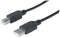 Pikkukuva 1 / 3: Manhattan - USB-kaapeli - USB-tyyppi A, 4-nastainen (M) - USB-tyyppi B, 4-nastainen (M) - 3,0 m (USB/USB2.0) (333382)