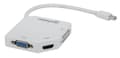 Pikkukuva 2 / 4: Manhattan - Videomuunnin - Mini DisplayPort - DVI, HDMI, VGA - valkoinen