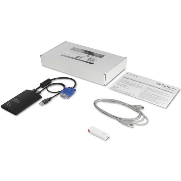 StarTech.com USB2.0 KVM-konsol - Crash Cart Adapter för mobil bärbar dator med dataöverföring - KVM-switch - USB - 1 x KVM-port(ar) - 1 lokal användar