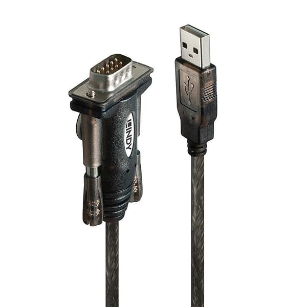 Lindy USB til seriel konverter Lite - seriel adapter - USB - RS-232