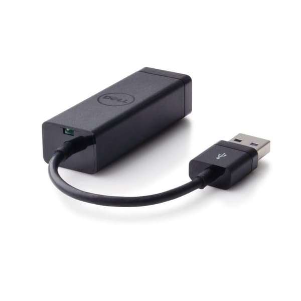 Dellin verkkosovitin - SuperSpeed USB 3.0 - Gigabit Ethernet x 1 (470-ABBT)