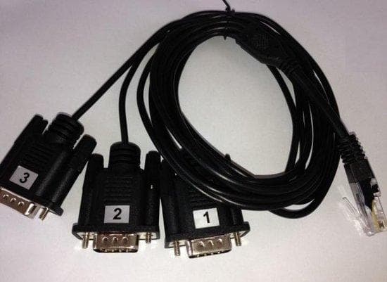 ALLNET ALL4500_COM 3 x DB9 RJ-45 sort kabelinterface/adapter (ALL4500_COM)