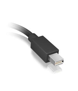 ICY BOX IB-AC504 Mini DisplayPort VGA Sort