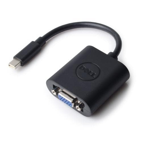 DELL - Mini Displayport till VGA-adapter - 1080P - 1920x1080 - Svart - P/N: 470-13630
