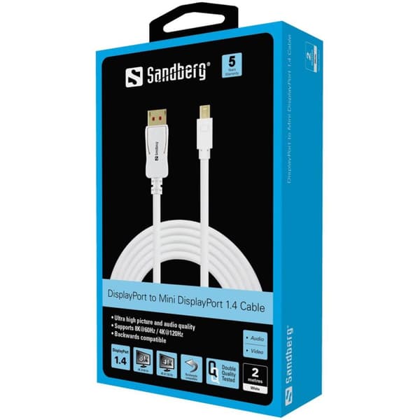 Sandberg DP-MiniDP 1,4 8K60Hz 2m