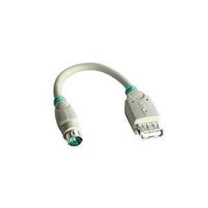 Lindy - Musestik - PS/2, 6-benet (M) - USB type A, 4-benet (W) - 15 cm (70002)