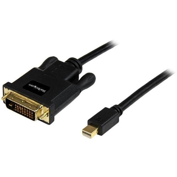 StarTech.com Mini DisplayPort til DVI-kabel (han/han) - mDP til DVI-adapter - 1920x1200 - DisplayPort-kabel - Mini DisplayPort (M) - DVI-D (M) - 91,44