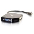 Miniatyrbild 2 av 4: C2G Mini DisplayPort till HDMI, VGA eller DVI Adapter Converter - Videoomvandlare - DVI, HDMI, VGA - DVI, HDMI, VGA - blackC2G