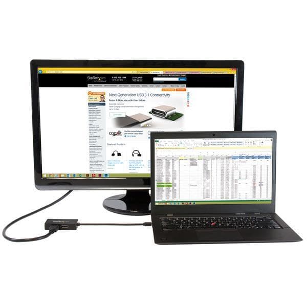 StarTech .com Mini DisplayPort til DisplayPort/ DVI/ HDMI-adapter med op til 2560x1600 / mini DP-stik/ DVI-D-stik til HDMI-stik - videoforbindelse - D
