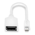 Miniatyrbillede 4 af 5: Lindy - DisplayPort adapter - Mini DisplayPort (M) til DisplayPort (W) - 15 cm - hvid