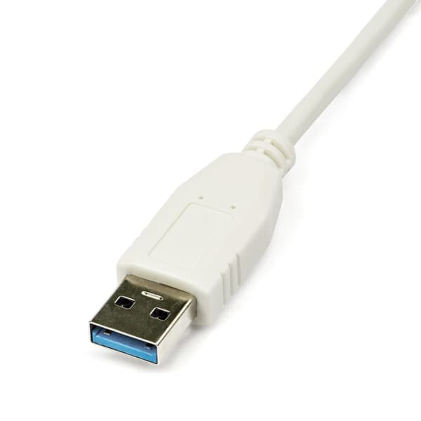 StarTech.com USB3.0 till Gigabit Ethernet Lan-adapter - nätverksadapter - SuperSpeed USB3.0 - Gigabit Ethernet - vit (USB31000SW)