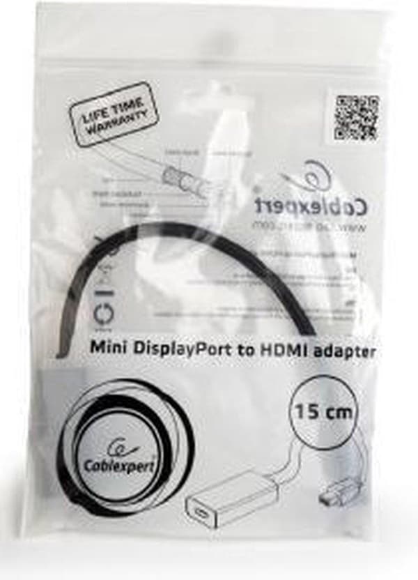Gembird A-MDPM-HDMIF-02 Kabeldistans Mini Displayport HDMI Svart