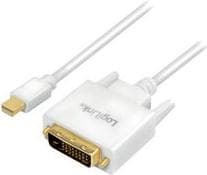 Logilink - Videokabel - Mini DisplayPort (M) monteret på DVI-D (M) - DisplayPort 1.2 - 3 m - fingerskruer, 1080p-understøttelse - hvid (CV0138)