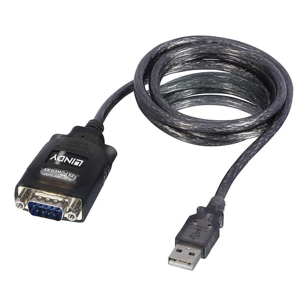 Lindy USB RS232 Converter m - COM-portretention - Seriel adapter - USB - RS-232 (42686)