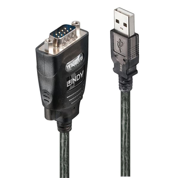 Lindy USB RS232 Converter m - COM-portretention - Seriel adapter - USB - RS-232 (42686)