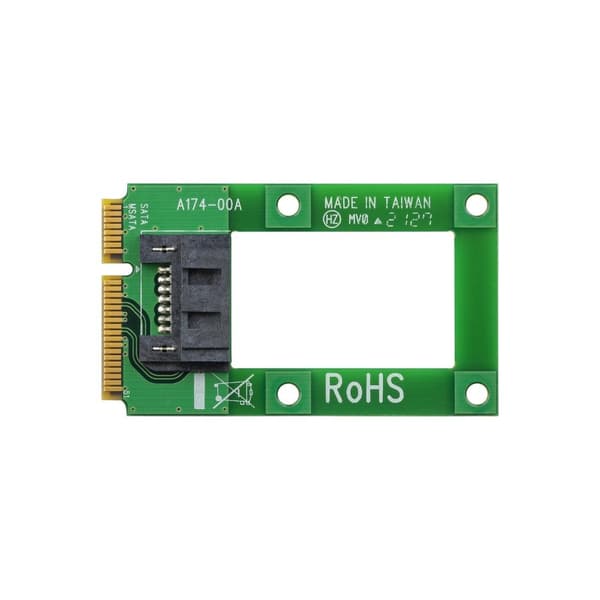 StarTech.com mSATA-SATA-kiintolevy-/SSD-sovitin - Mini-sarja-ATA-SATA-muunnin - Kiintolevysovitin/-muunnin