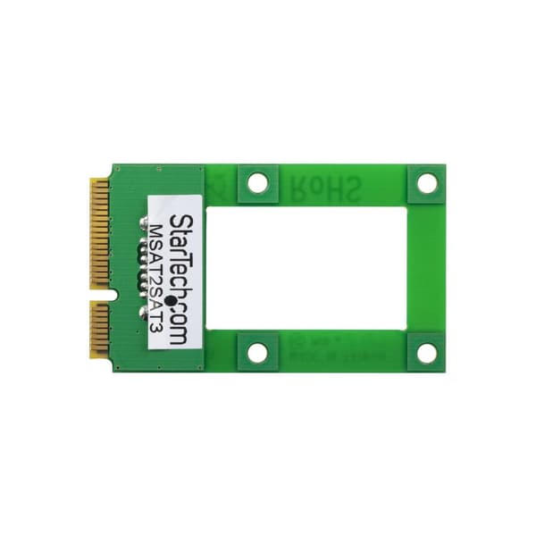 StarTech.com mSATA-SATA-kiintolevy-/SSD-sovitin - Mini-sarja-ATA-SATA-muunnin - Kiintolevysovitin/-muunnin