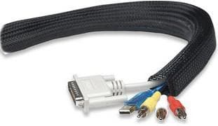 Manhattan Cable FlexWrap - Kaapeliputki - Musta - 1,8 m (502962)