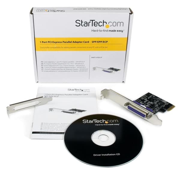 StarTech 1 -portin PCIe-laajennuskortti - PCI-Express-rinnakkaisliitäntäkortti - SPP/ECP PEX1P2 (PEX1P2)