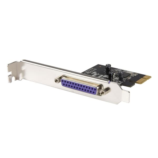 StarTech 1 port PCIe udvidelseskort - PCI-Express til parallelt interfacekort - SPP/ECP PEX1P2 (PEX1P2) Sort, Stål