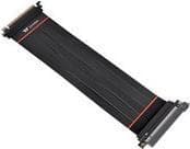 Thermaltake TT Premium PCI-E 4.0-förlängare - PCI Express x16-kabel - 164 stift PCI Express (M) till 164 stift PCI Express (W) - 30 cm - Svart
