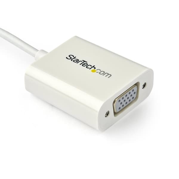 StarTech.com USB-C till VGA-adapter - USB Typ-C till VGA-videokonverterare - Vit